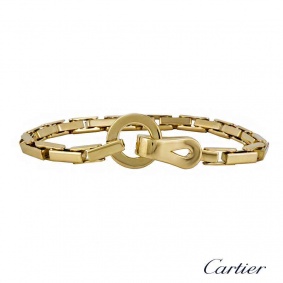 Cartier Yellow Gold Agrafe Bracelet